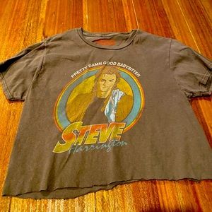 Stranger things cutoff shirt small